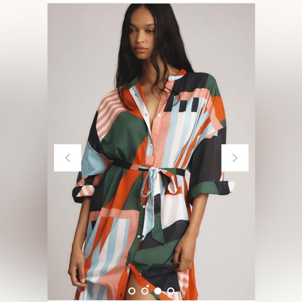 Essentiel Antwerp Focktail Oversized Maxi Dress by Anthropologie - Picture 3 of 9